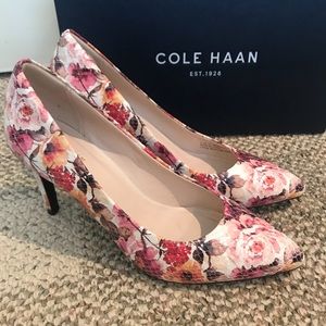 New Cole Haan Floral Heels 7 - Comfortable!